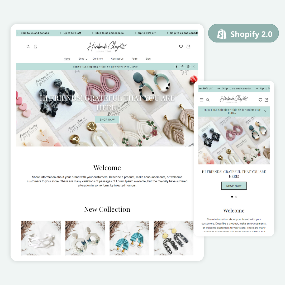 Shopify handmade jewelry hotsell