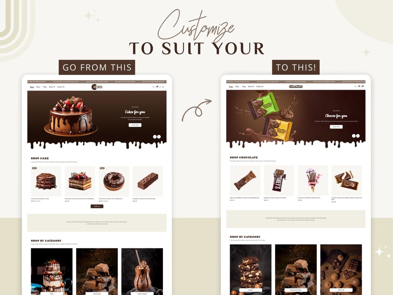 Best Shopify Cake and Choco theme for Fashion Stores | Shopify 2.0 Theme