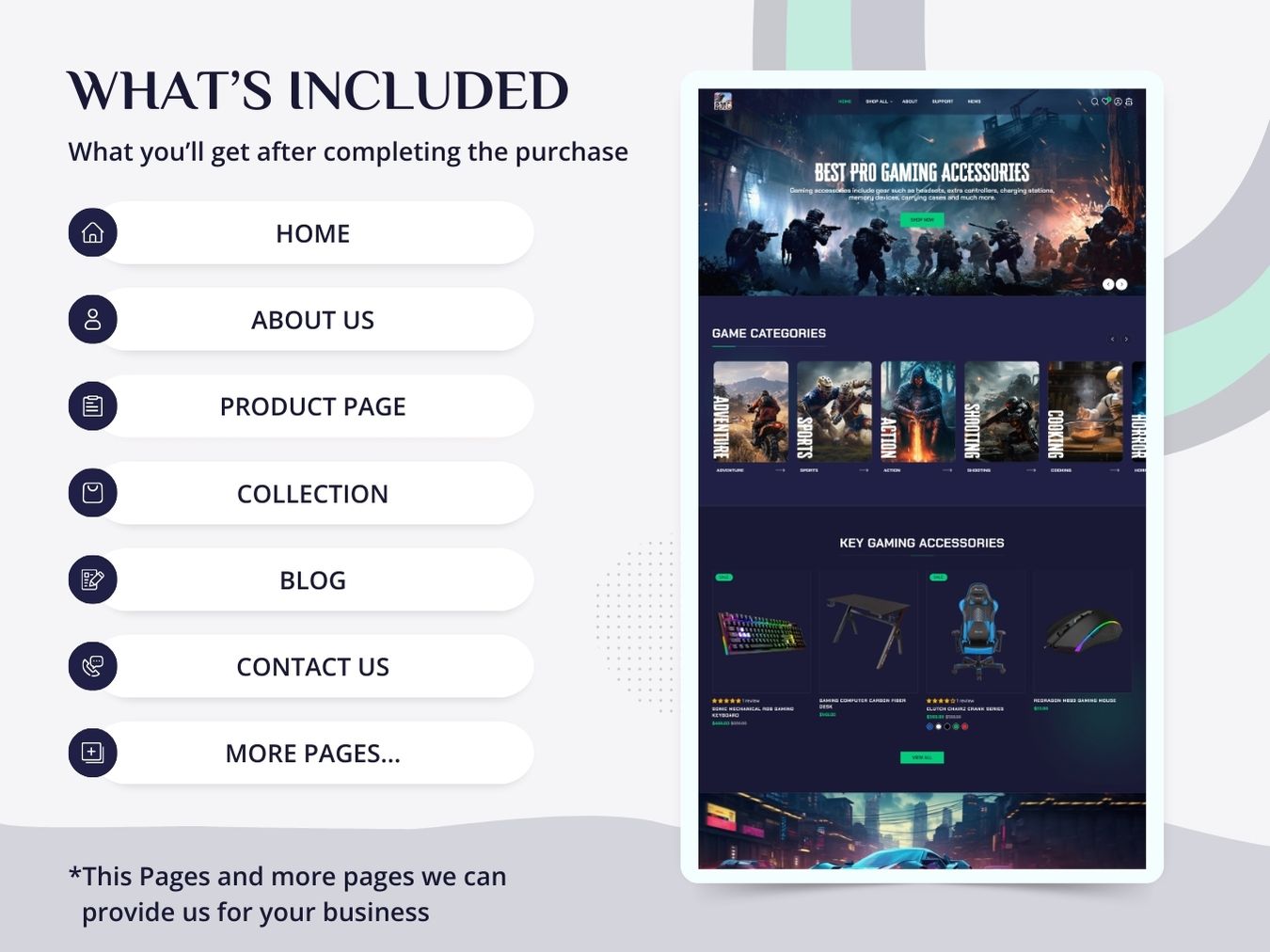 PMG - Gaming Gears Shopify 2.0 Theme