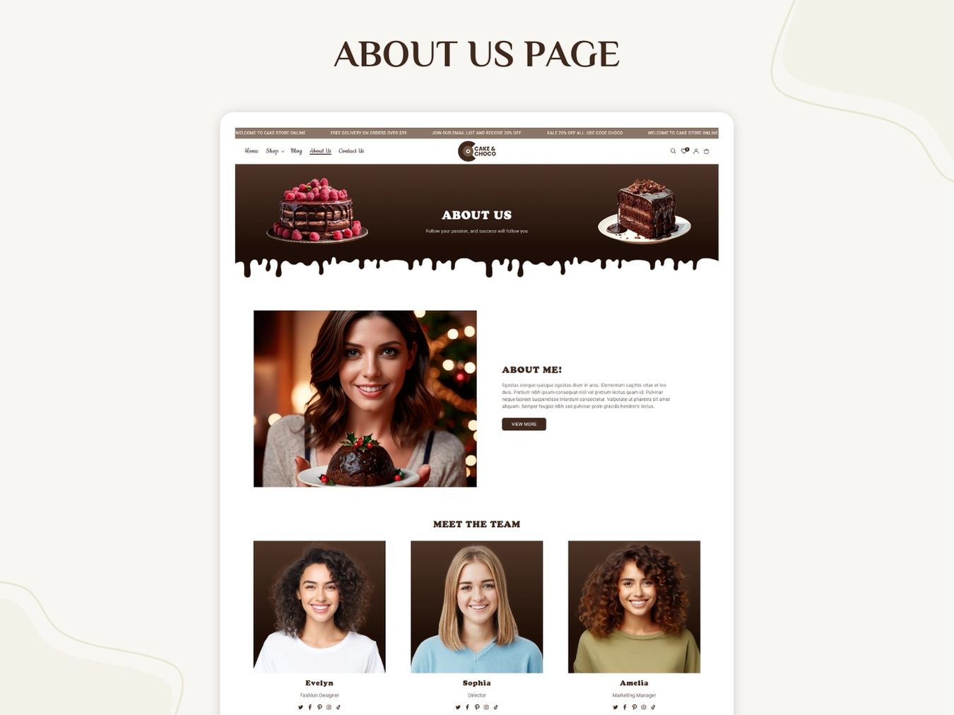 Best Shopify Cake and Choco theme for Fashion Stores | Shopify 2.0 Theme