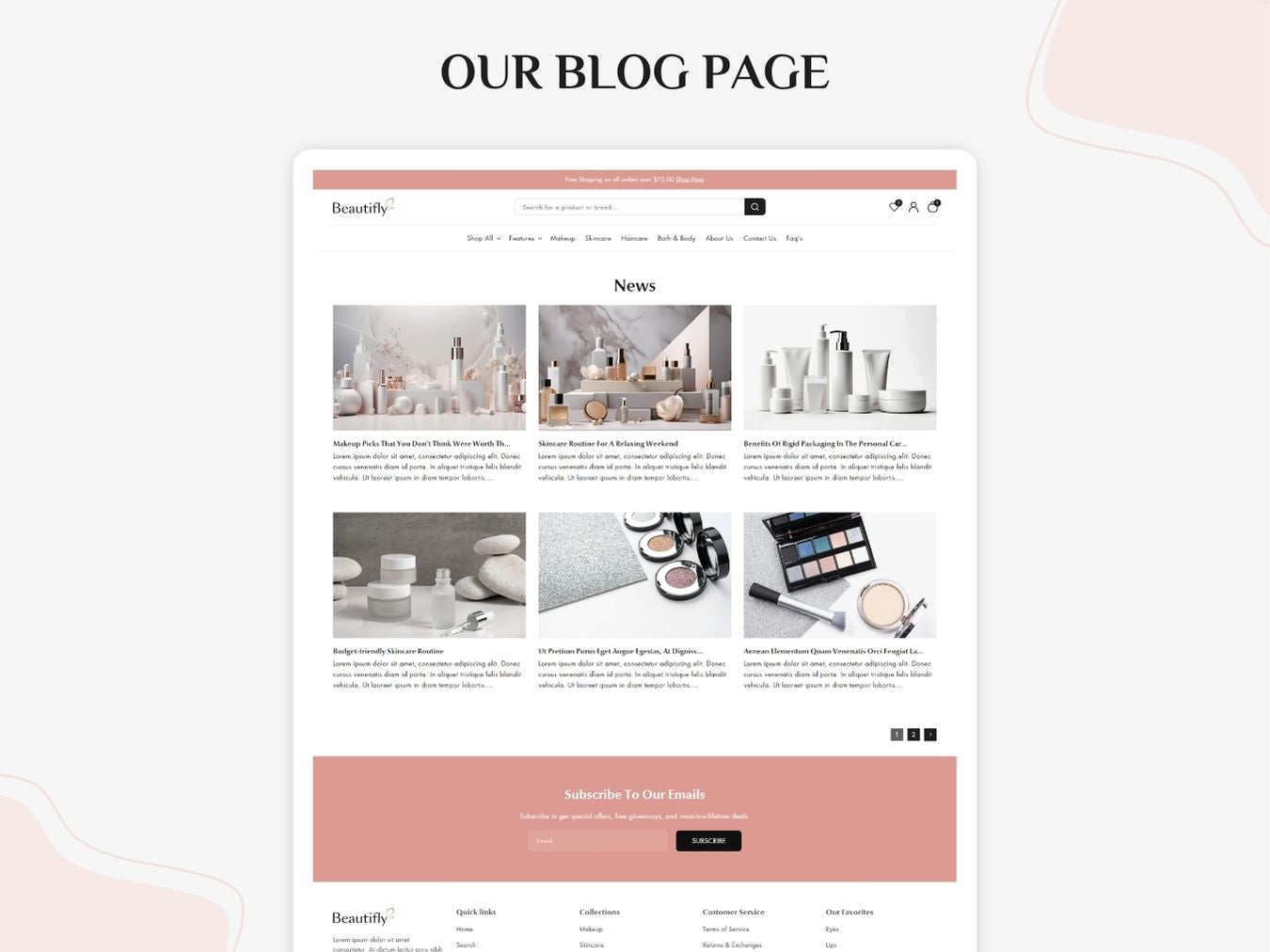 Beautifly Beauty Care - Beauty and Cosmetics Theme | Shopify 2.0 Theme
