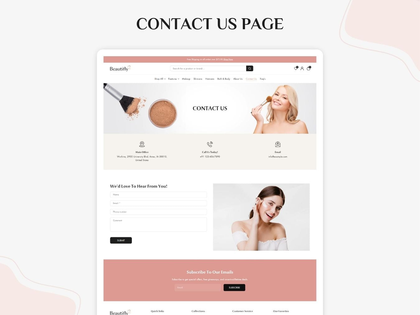 Beautifly Beauty Care - Beauty and Cosmetics Theme | Shopify 2.0 Theme