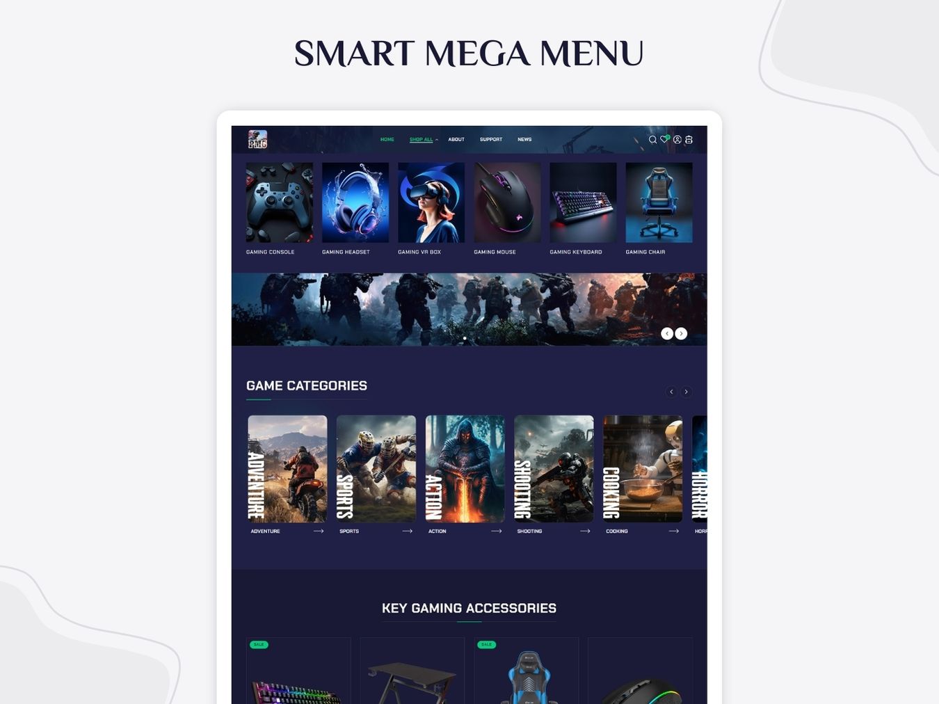 PMG - Gaming Gears Shopify 2.0 Theme