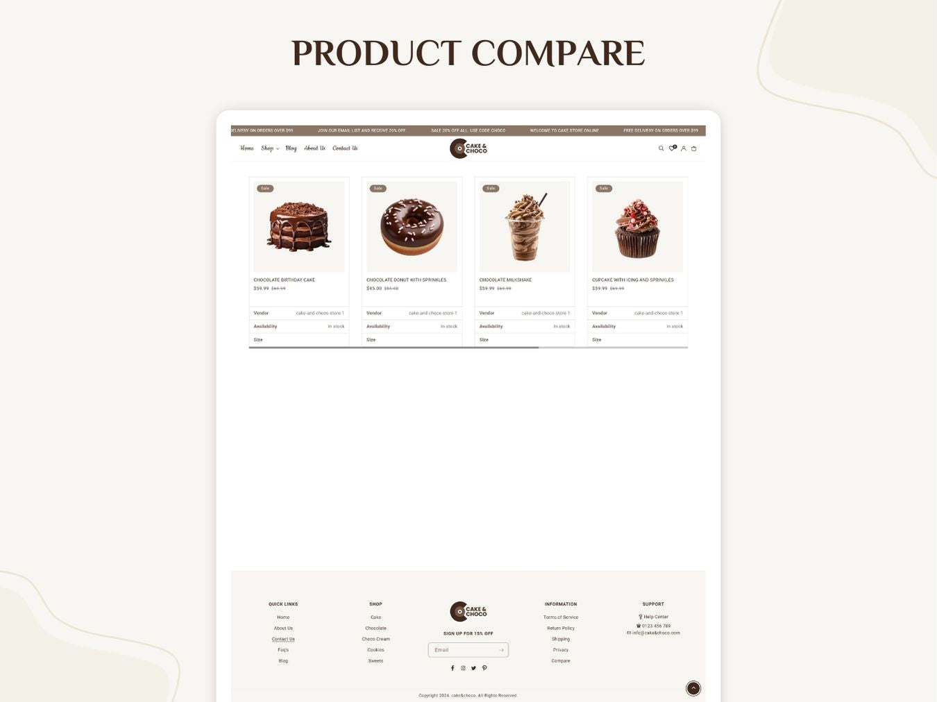 Best Shopify Cake and Choco theme for Fashion Stores | Shopify 2.0 Theme