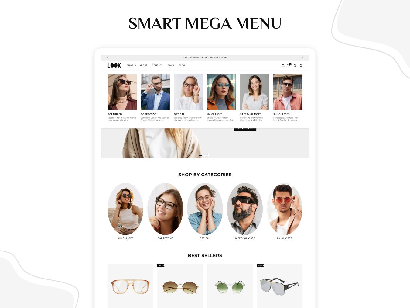 Look - Sunglasses and Eyewear Store | Shopify 2.0 Theme