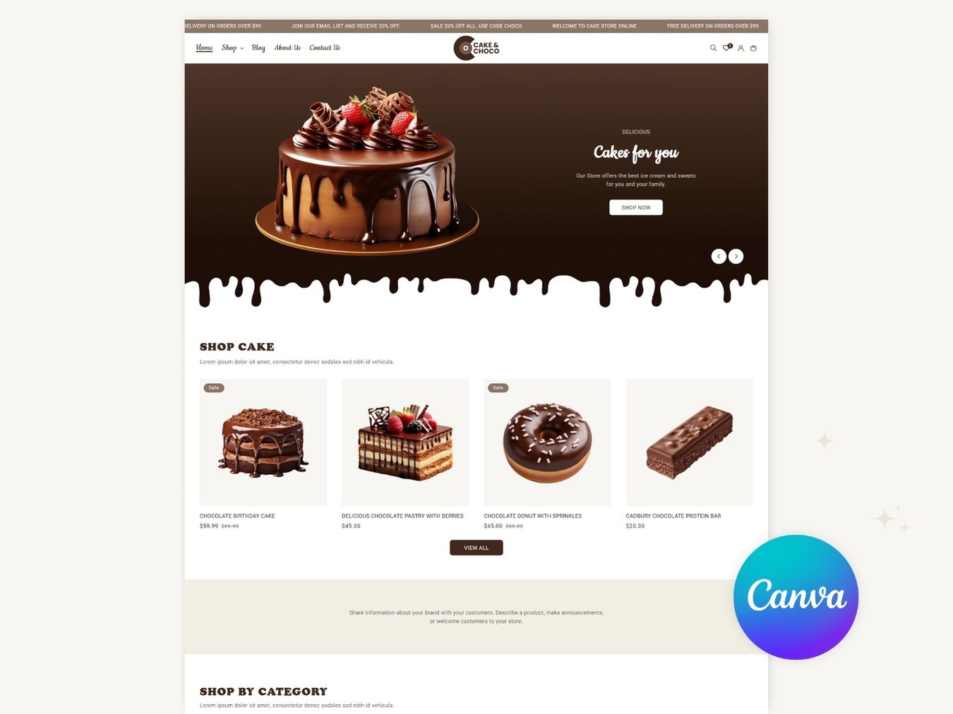 Best Shopify Cake and Choco theme for Fashion Stores | Shopify 2.0 Theme