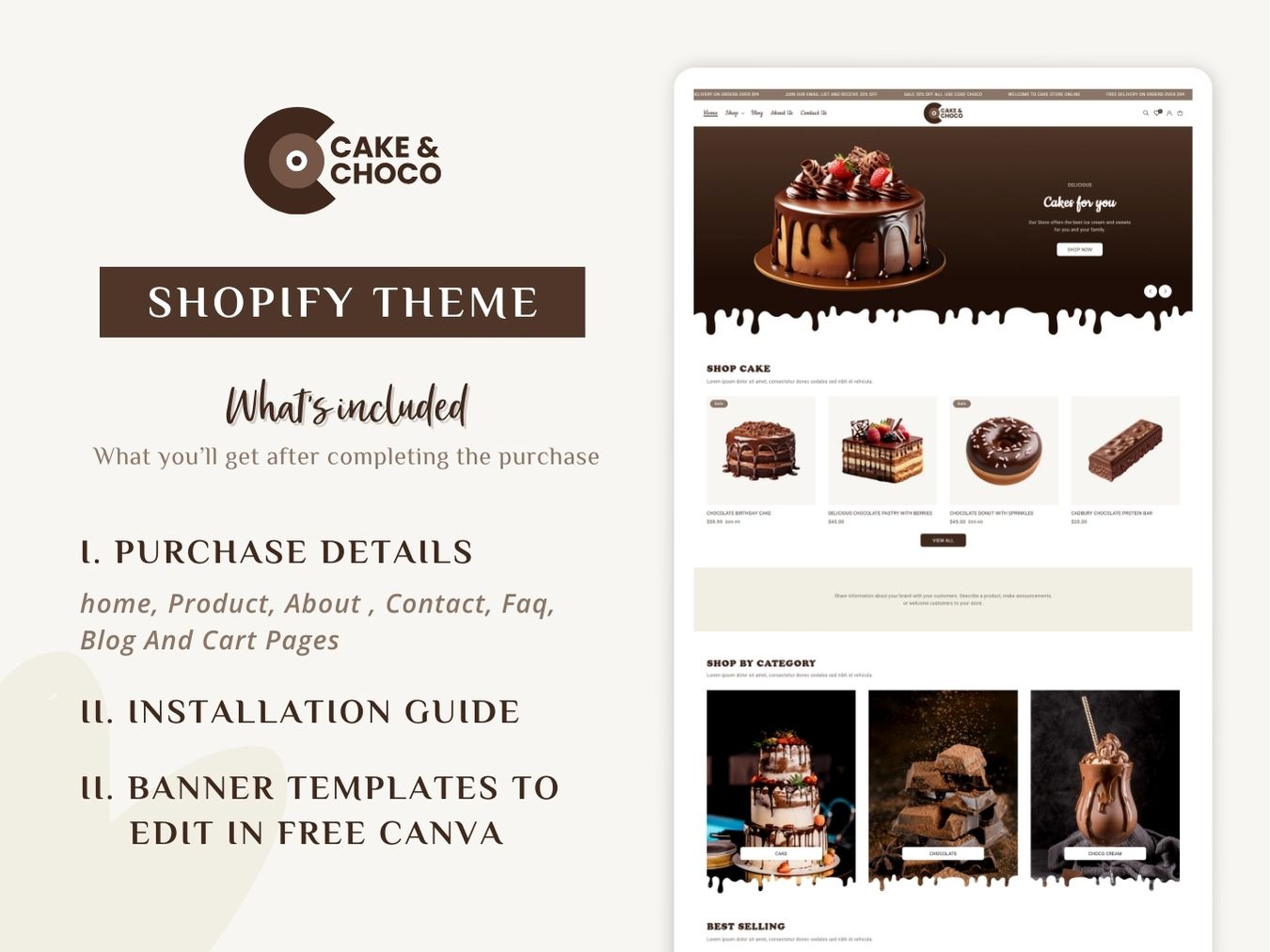 Best Shopify Cake and Choco theme for Fashion Stores | Shopify 2.0 Theme