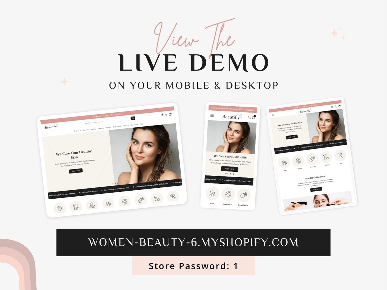 Beautifly Beauty Care - Beauty and Cosmetics Theme | Shopify 2.0 Theme