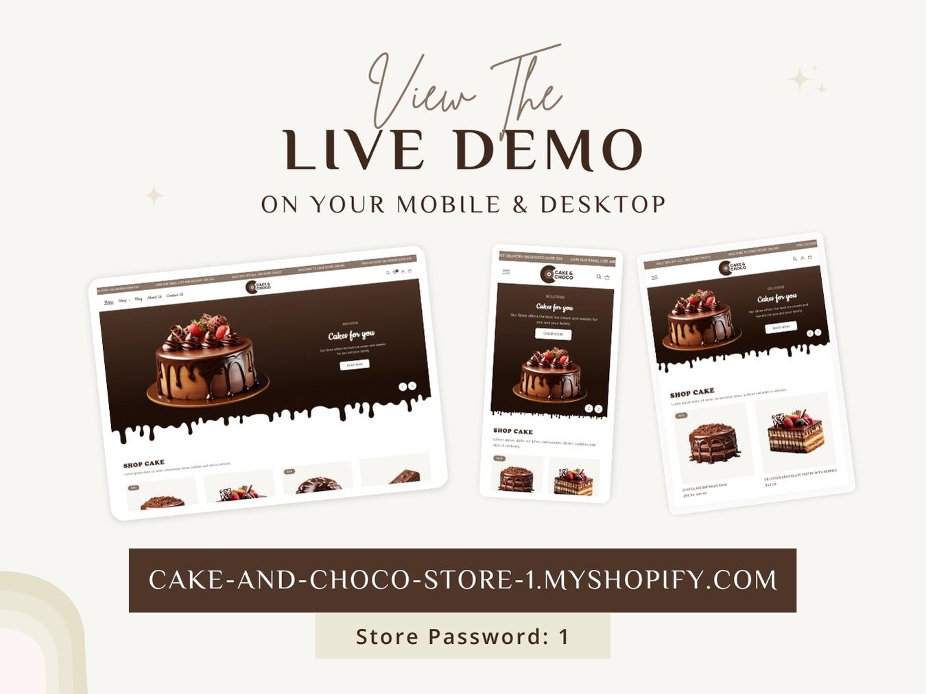 Best Shopify Cake and Choco theme for Fashion Stores | Shopify 2.0 Theme
