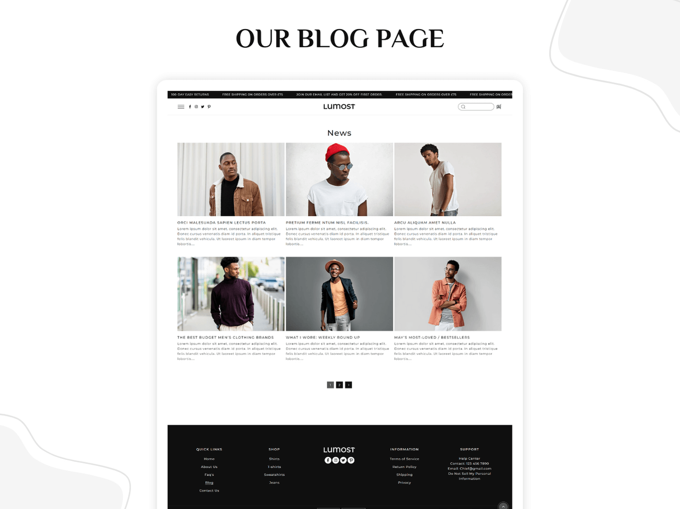 Lumost Fashion - Shopify Fashion Themes | Shopify 2.0 Theme