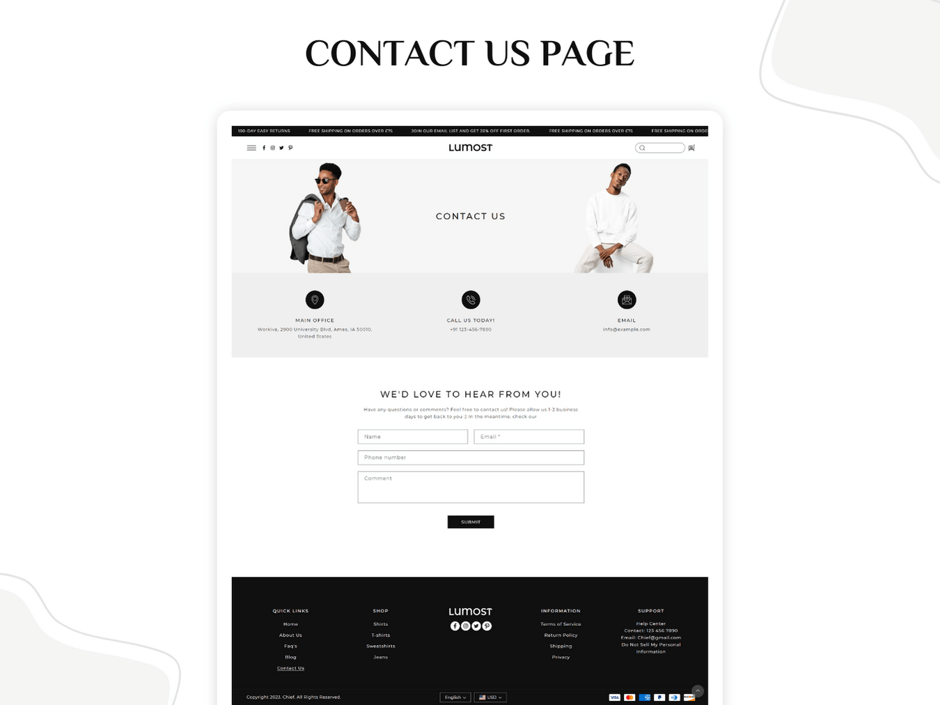 Lumost Fashion - Shopify Fashion Themes | Shopify 2.0 Theme