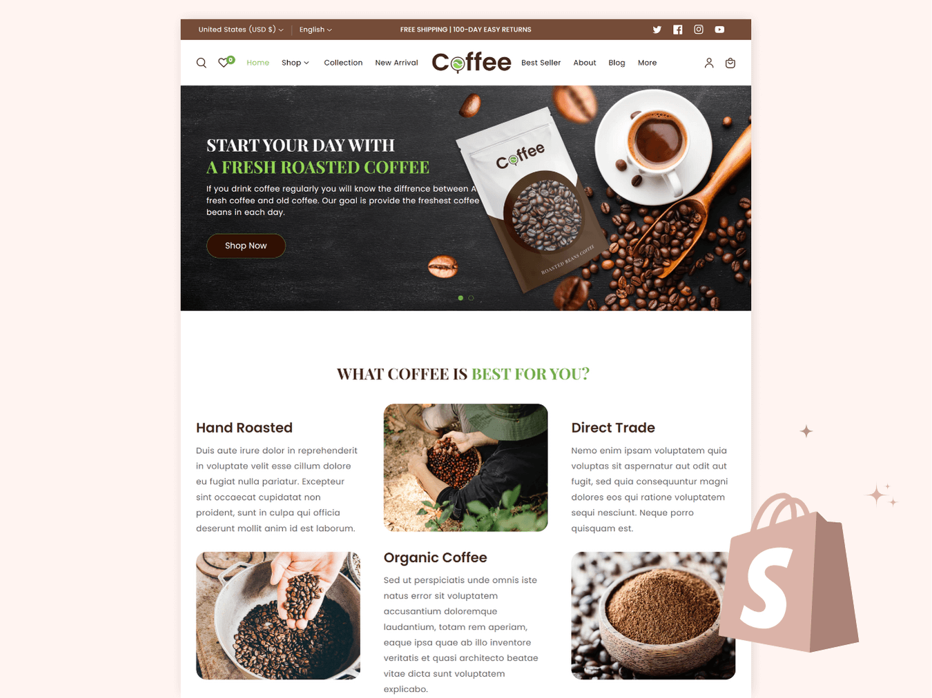 Coffee Shopify Theme