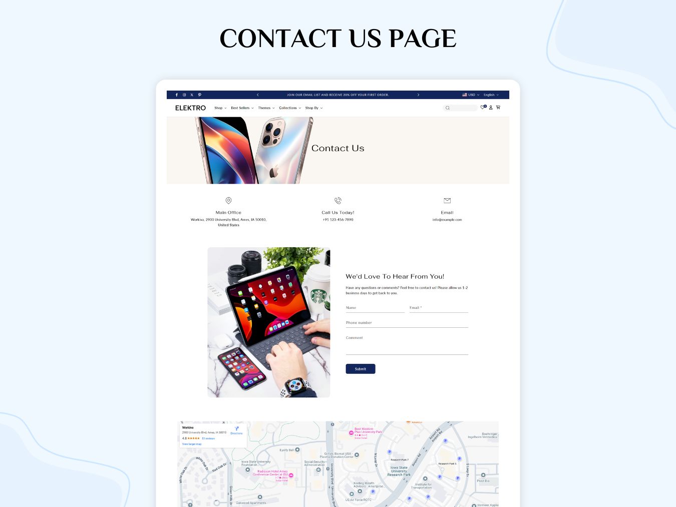 Elektro - Cutting-Edge Electronics Shopify 2.0 Template