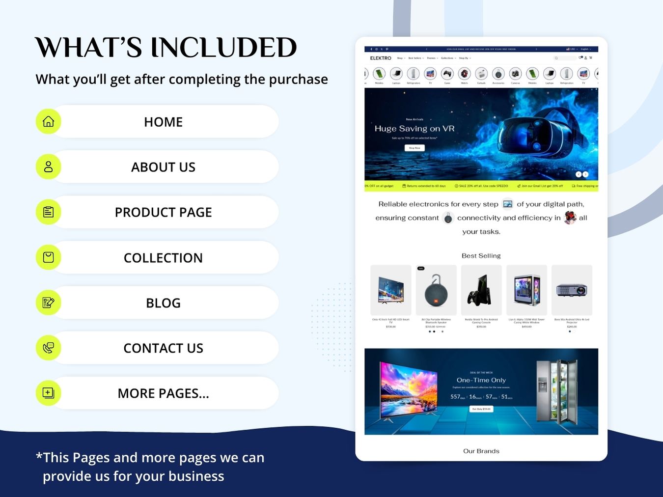 Elektro - Cutting-Edge Electronics Shopify 2.0 Template