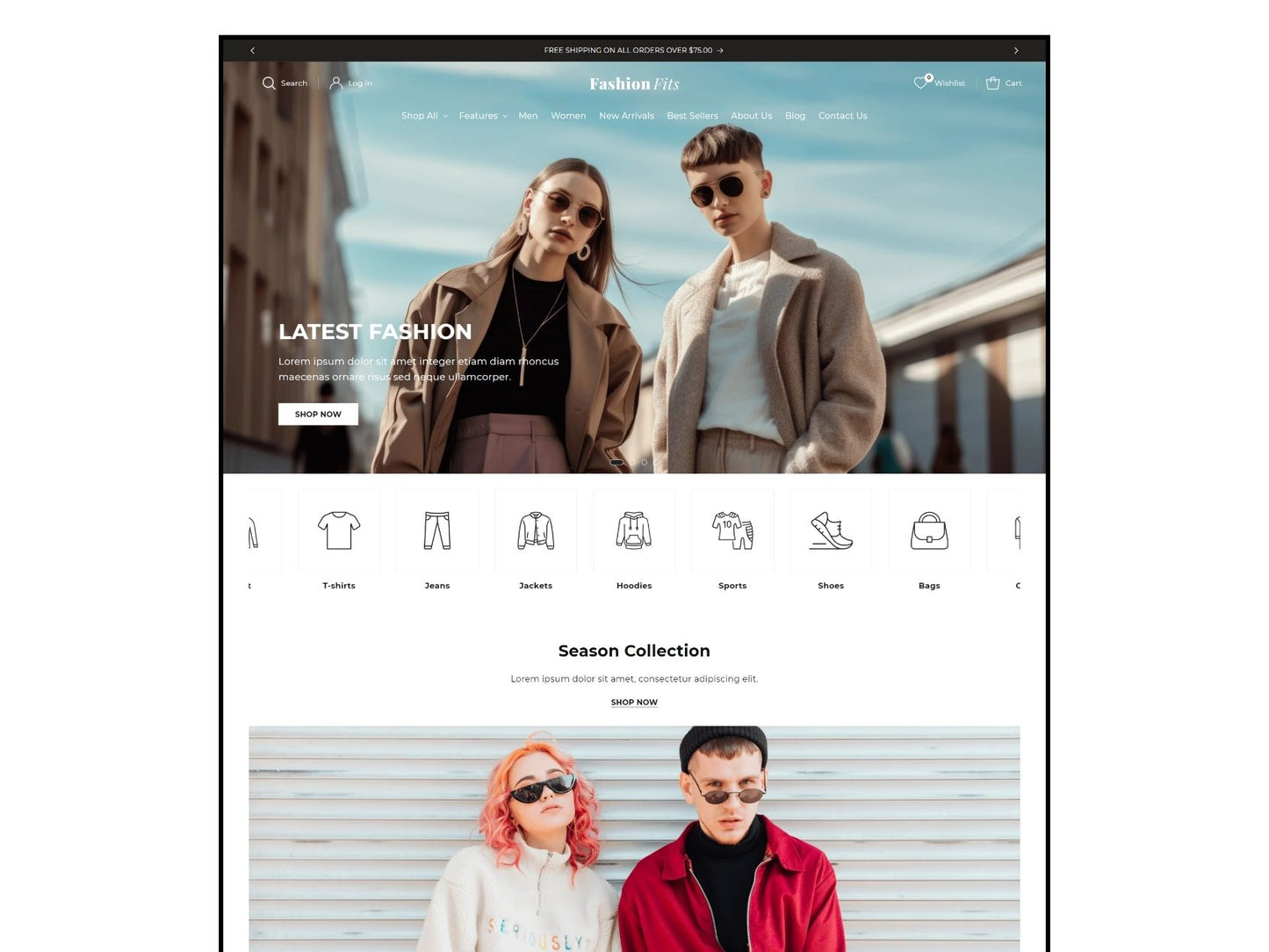Best Shopify Fashion Fits theme for Fashion Stores | Shopify 2.0 Theme