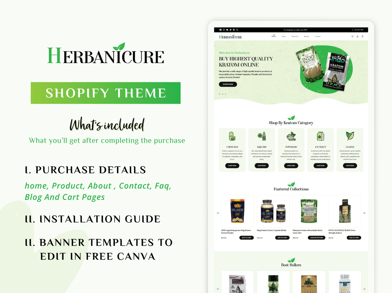 nutrition store shopify theme