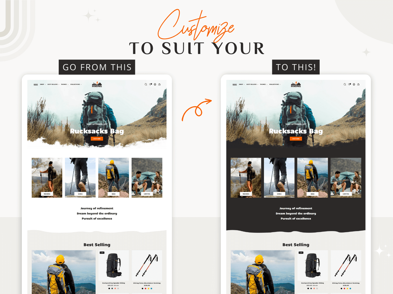 Hiking - Hiking & Mountain Trekking | Shopify 2.0 Theme
