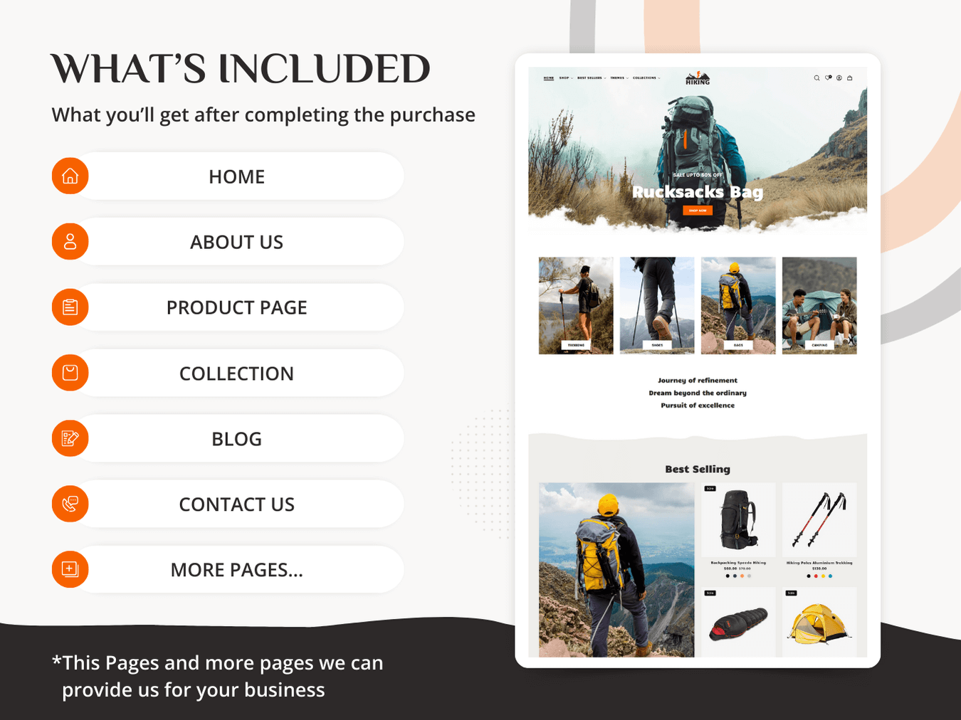 Hiking - Hiking & Mountain Trekking | Shopify 2.0 Theme
