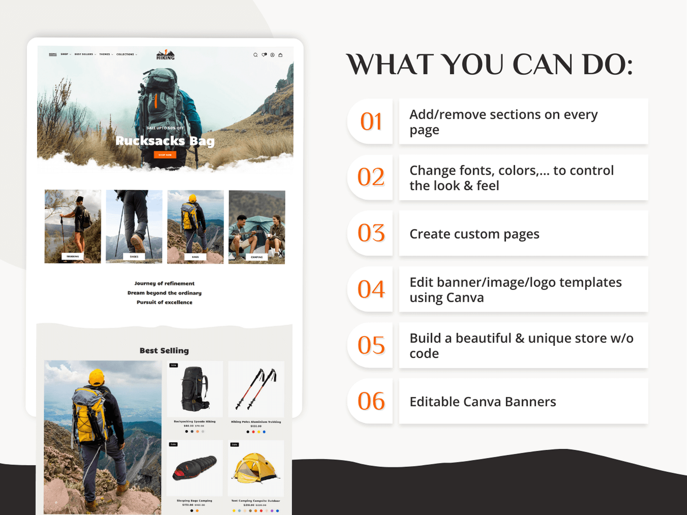 Hiking - Hiking & Mountain Trekking | Shopify 2.0 Theme