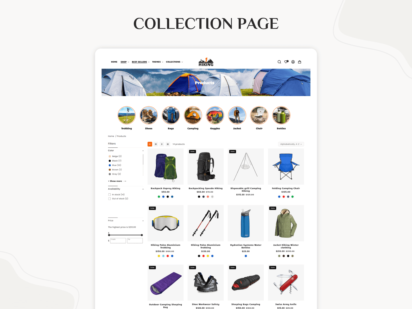 Hiking - Hiking & Mountain Trekking | Shopify 2.0 Theme