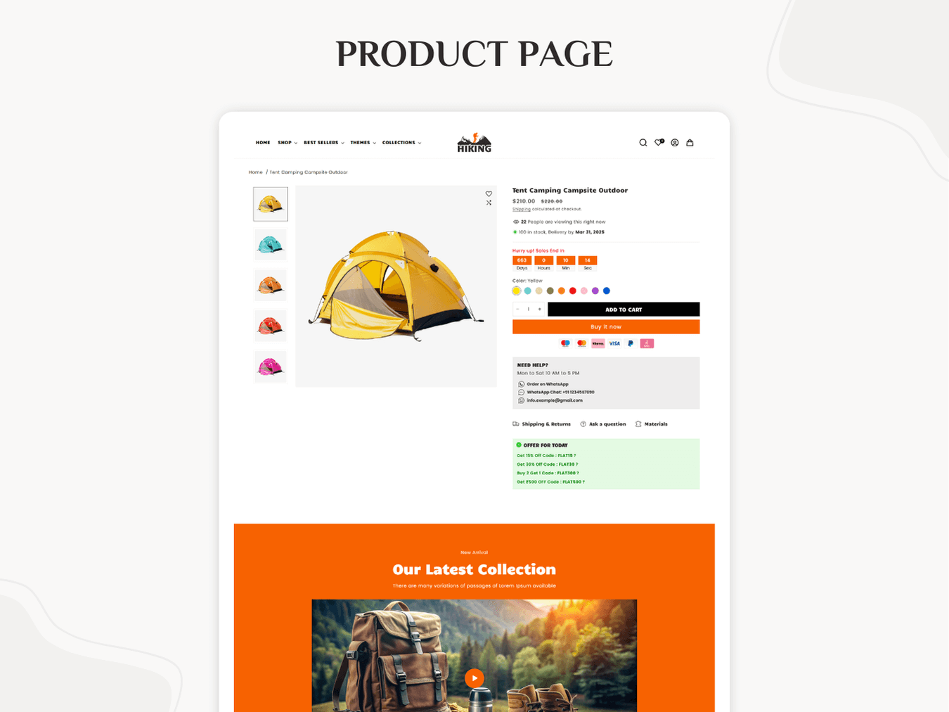 Hiking - Hiking & Mountain Trekking | Shopify 2.0 Theme