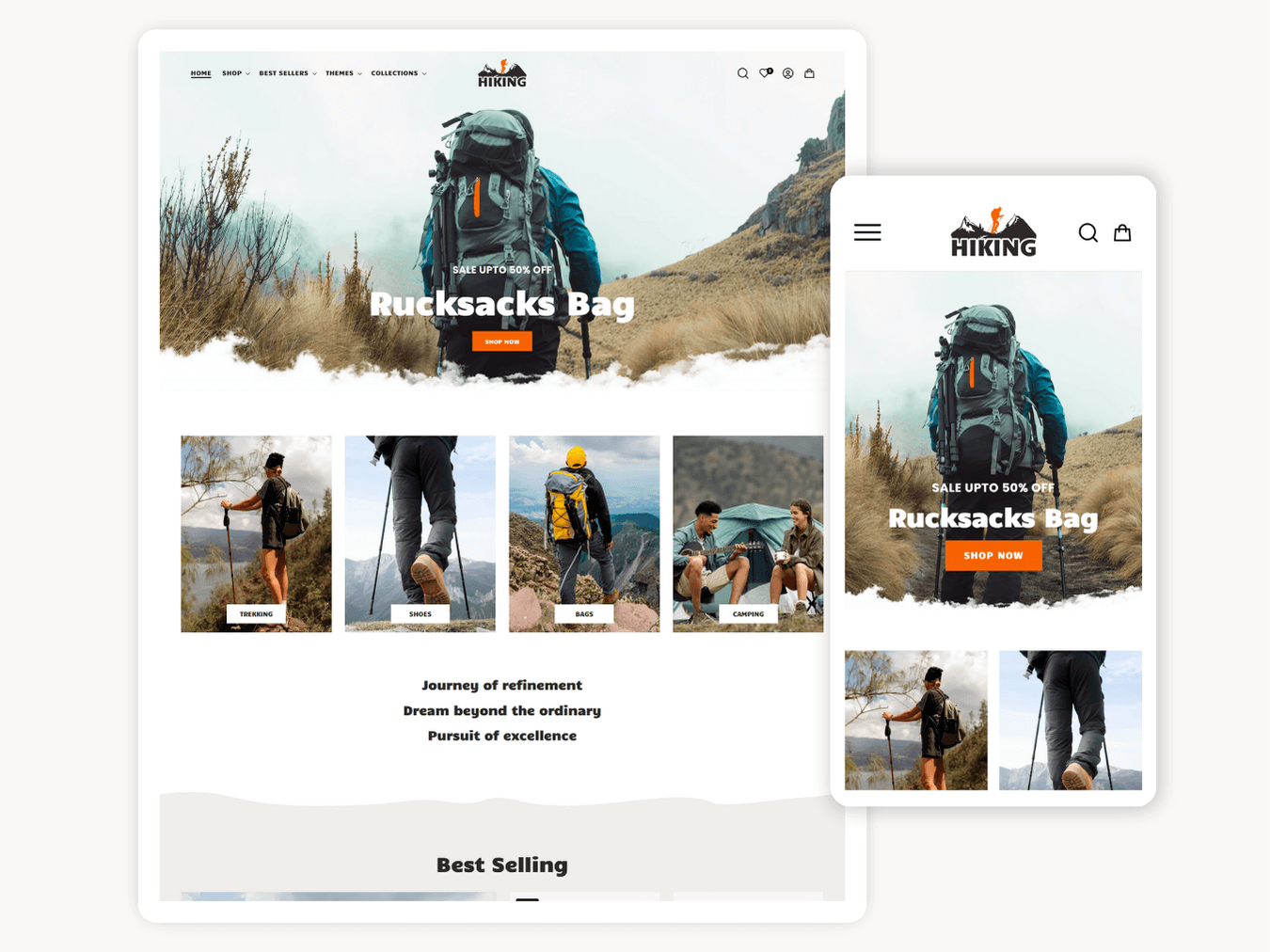 Hiking - Hiking & Mountain Trekking | Shopify 2.0 Theme