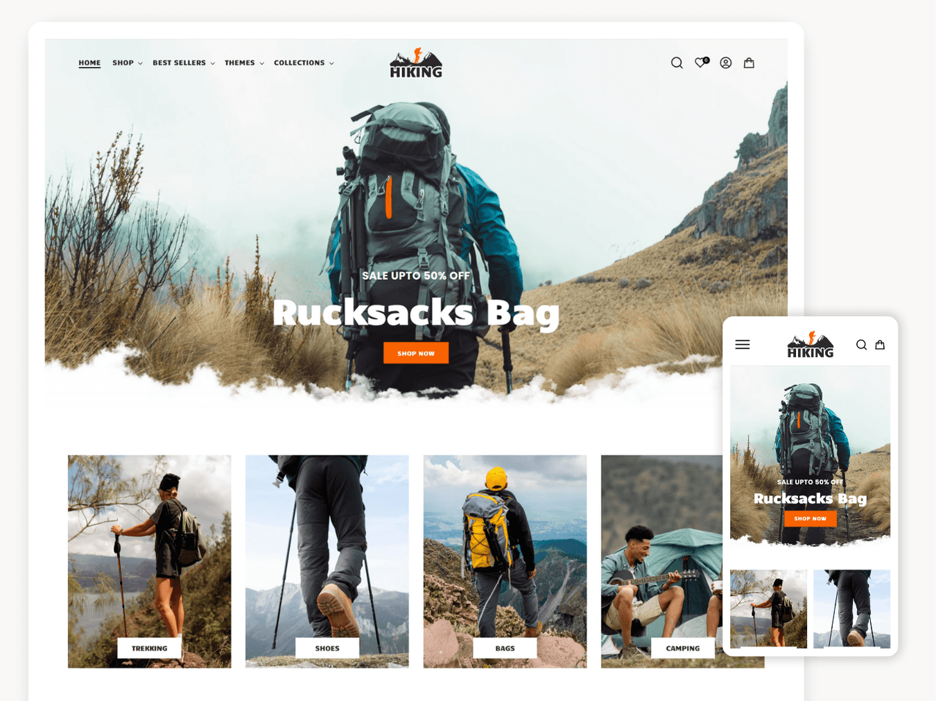 Hiking - Hiking & Mountain Trekking | Shopify 2.0 Theme