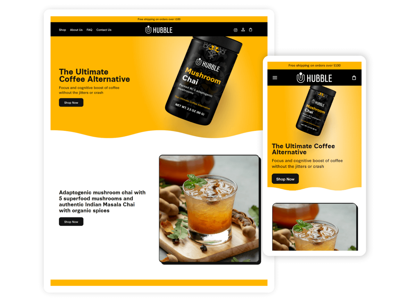 HUBBLE - Best Shopify Coffee Templates Store | Shopify 2.0 Templates