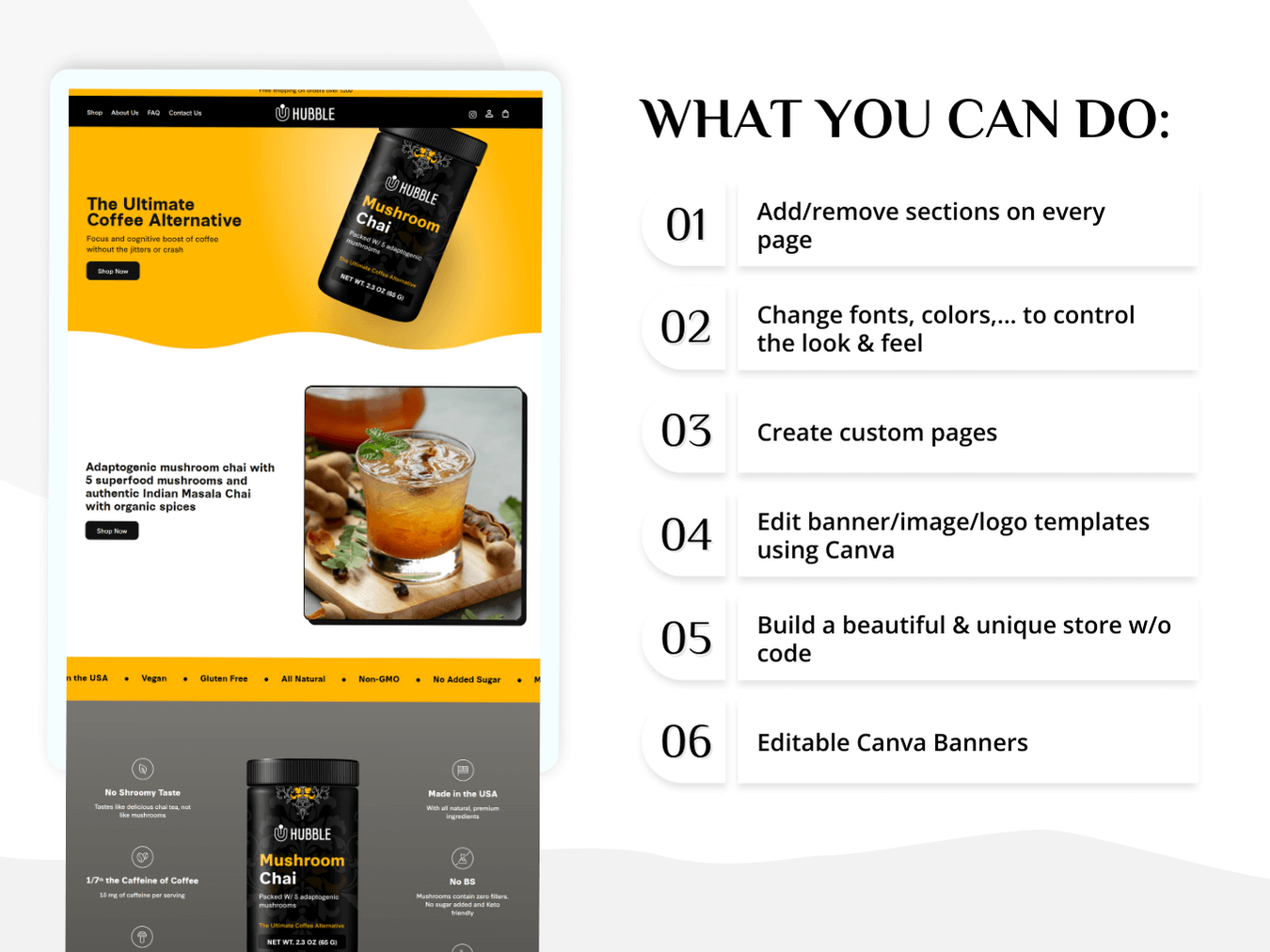 HUBBLE - Best Shopify Coffee Templates Store | Shopify 2.0 Templates