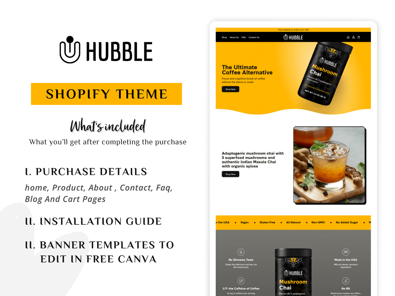 HUBBLE - Best Shopify Coffee Templates Store | Shopify 2.0 Templates