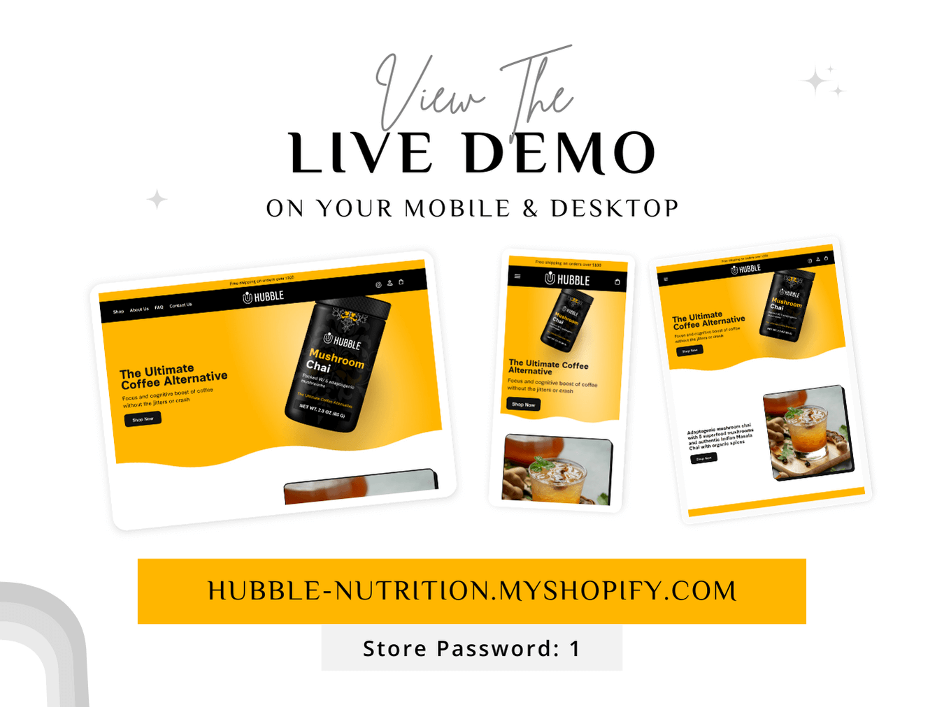 HUBBLE - Best Shopify Coffee Templates Store | Shopify 2.0 Templates