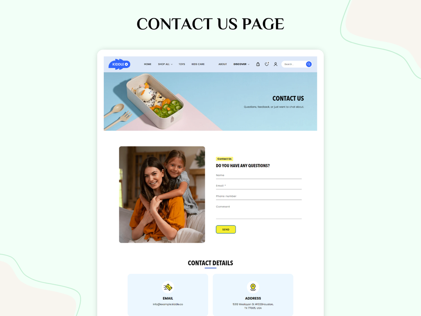 KIDDLE - Best Shopify kids themes For Toy Store | Shopify 2.0 Theme