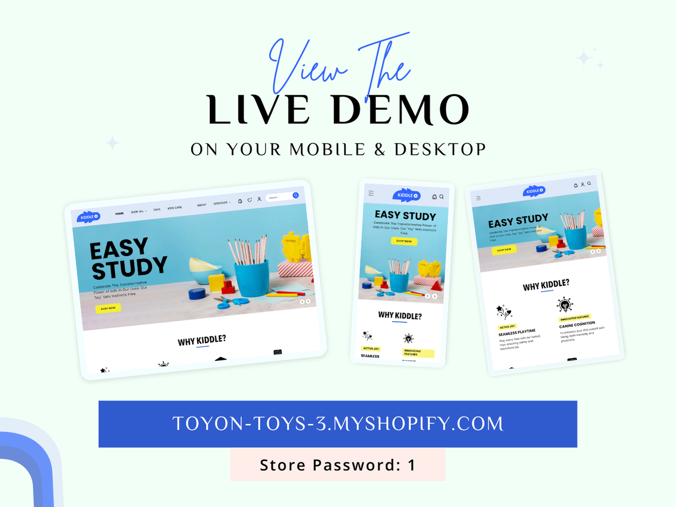 KIDDLE - Best Shopify kids themes For Toy Store | Shopify 2.0 Theme