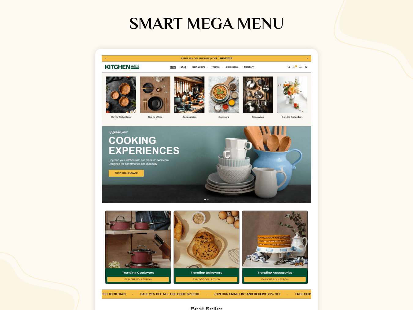 Best Kitchen Ware Store | Shopify 2.0 Template