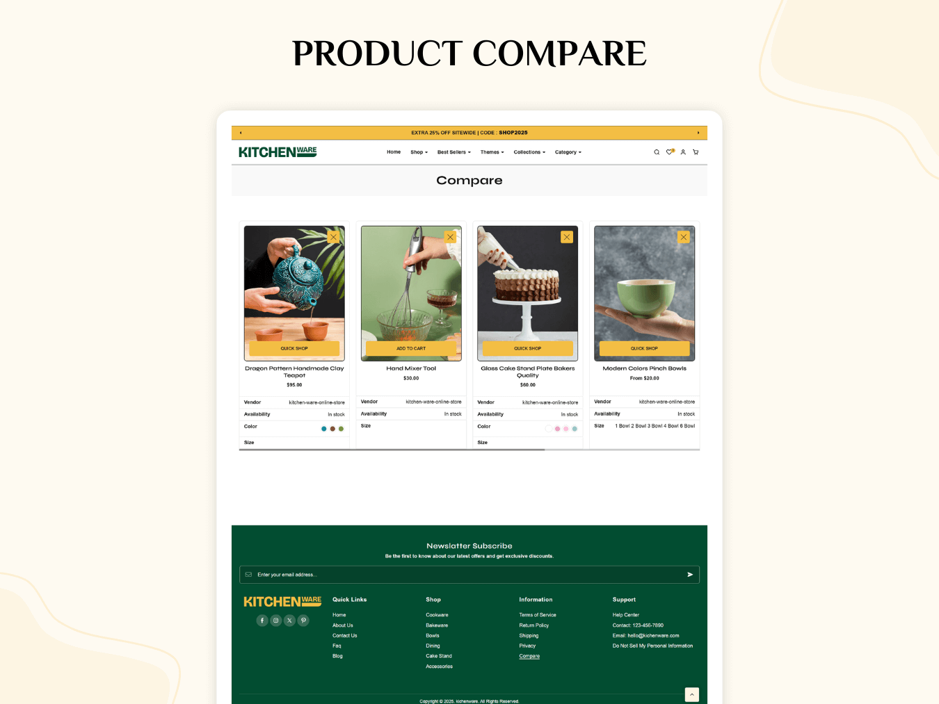 Best Kitchen Ware Store | Shopify 2.0 Template