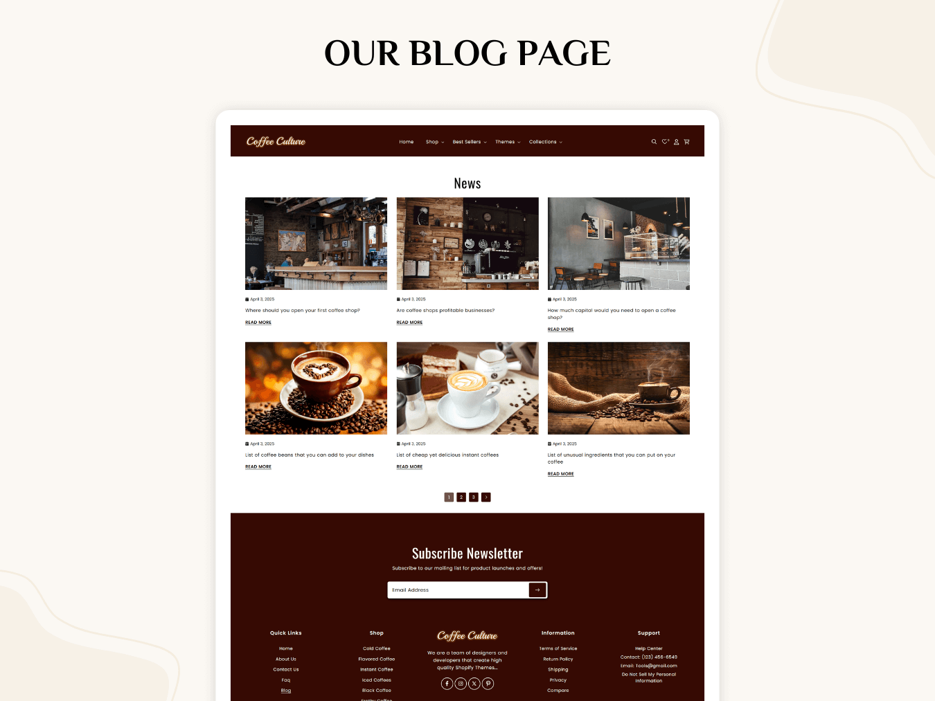 Coffee Culture - Best Coffee Theme | Shopify 2.0 Theme