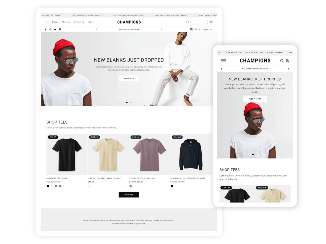 Men wear themes