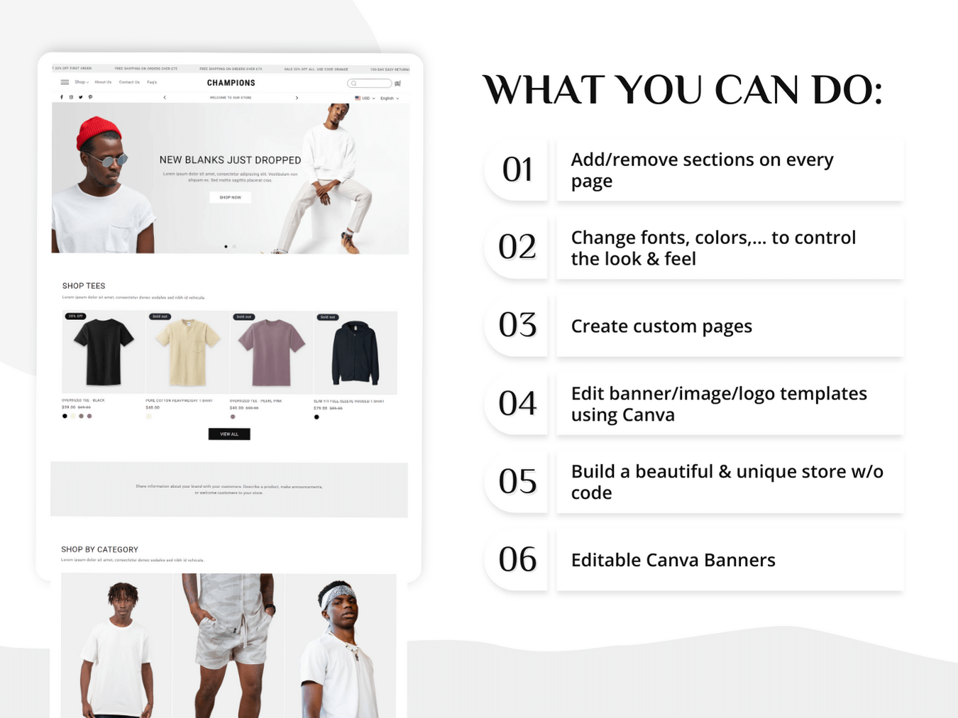 men clothes theme
