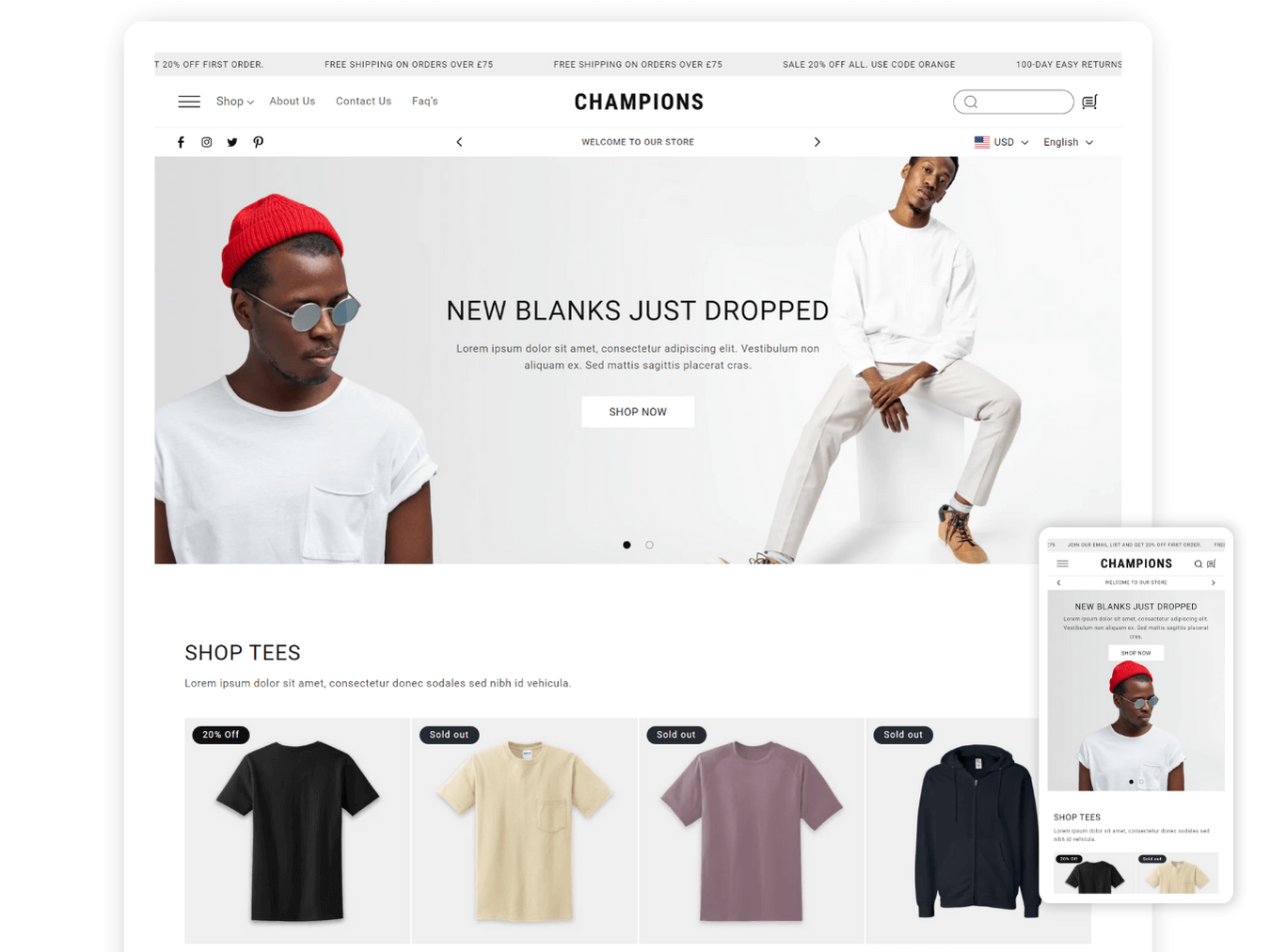 Cloths themes