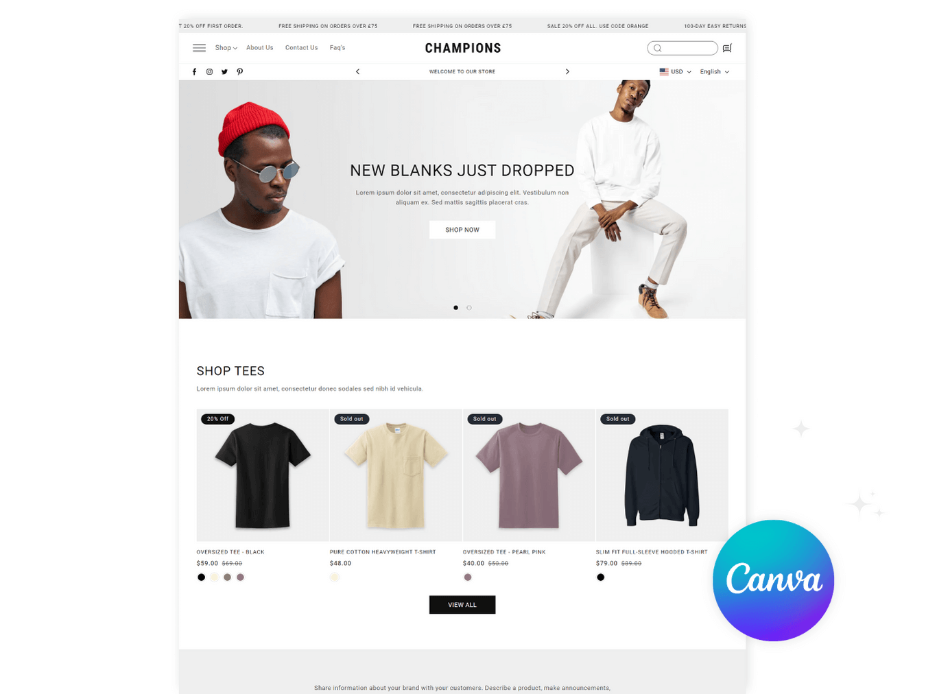 T shirt theme