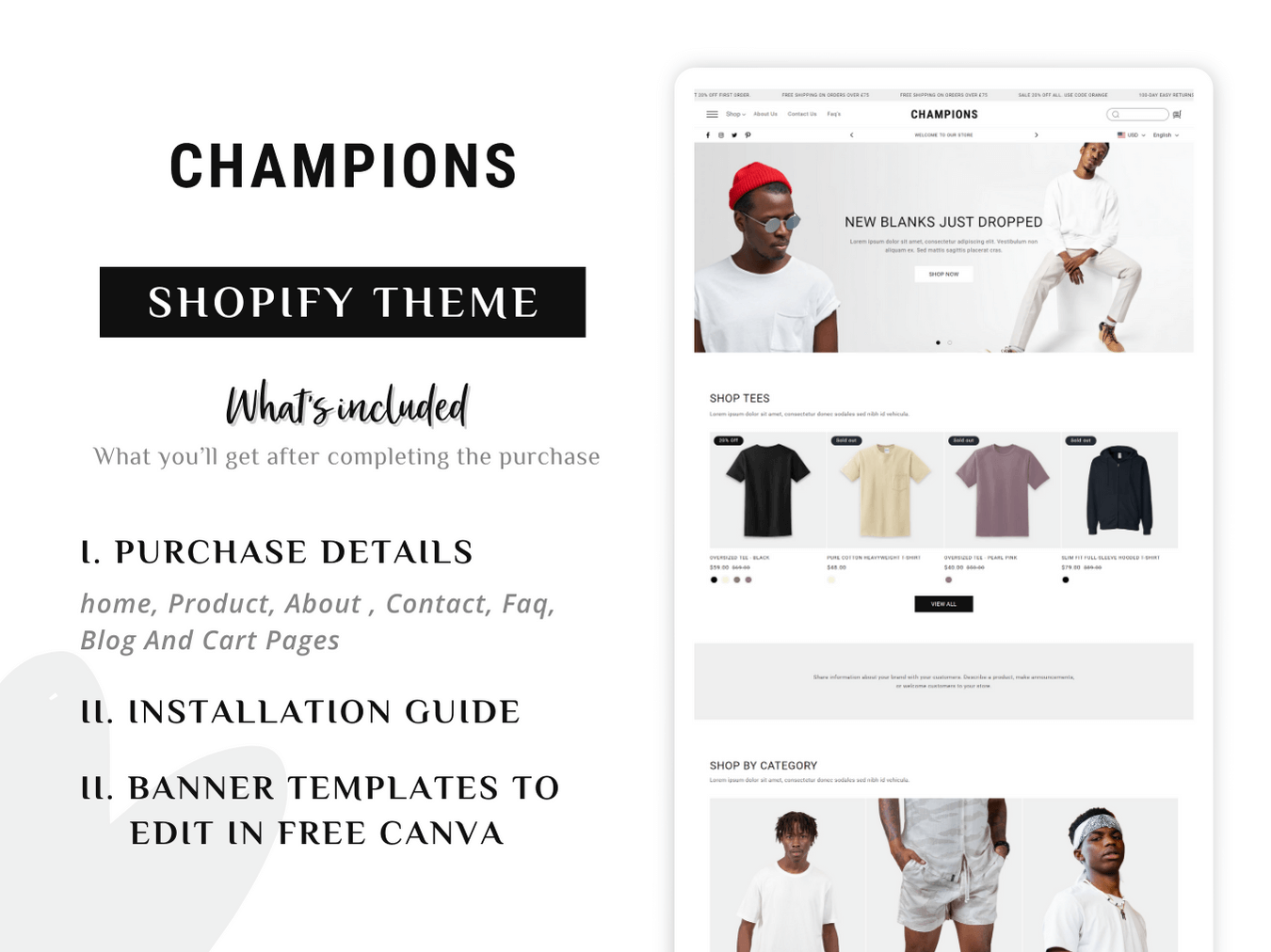 mens wear theme