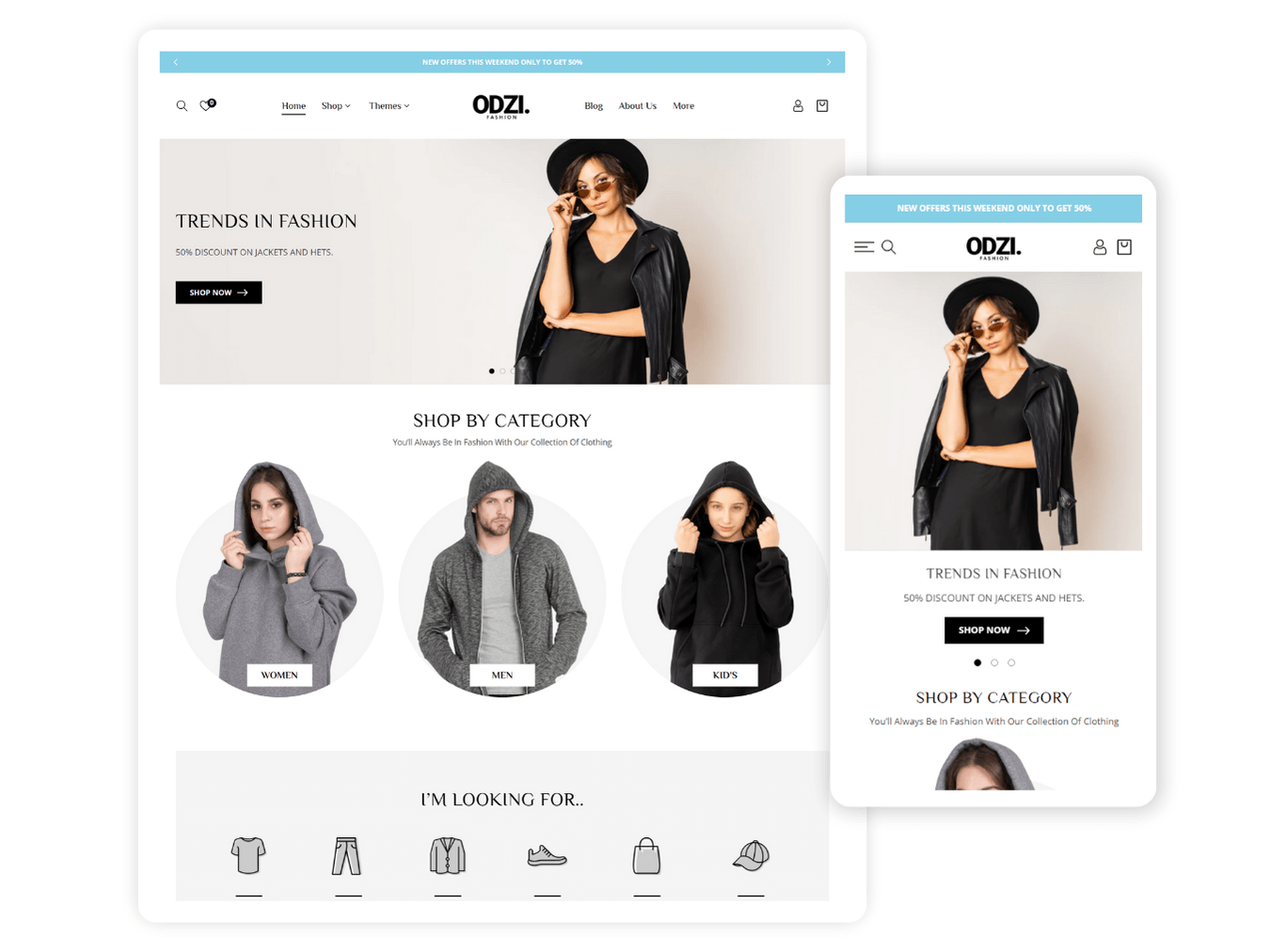 ODZI Best Shopify Fashion Themes – speedothemes
