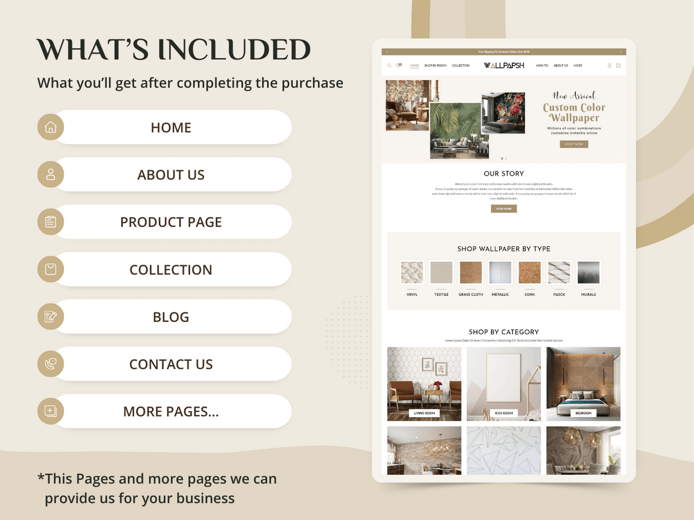 WALLPAPSH - Premium Shopify Wallpaper Themes | Shopify 2.0 Theme