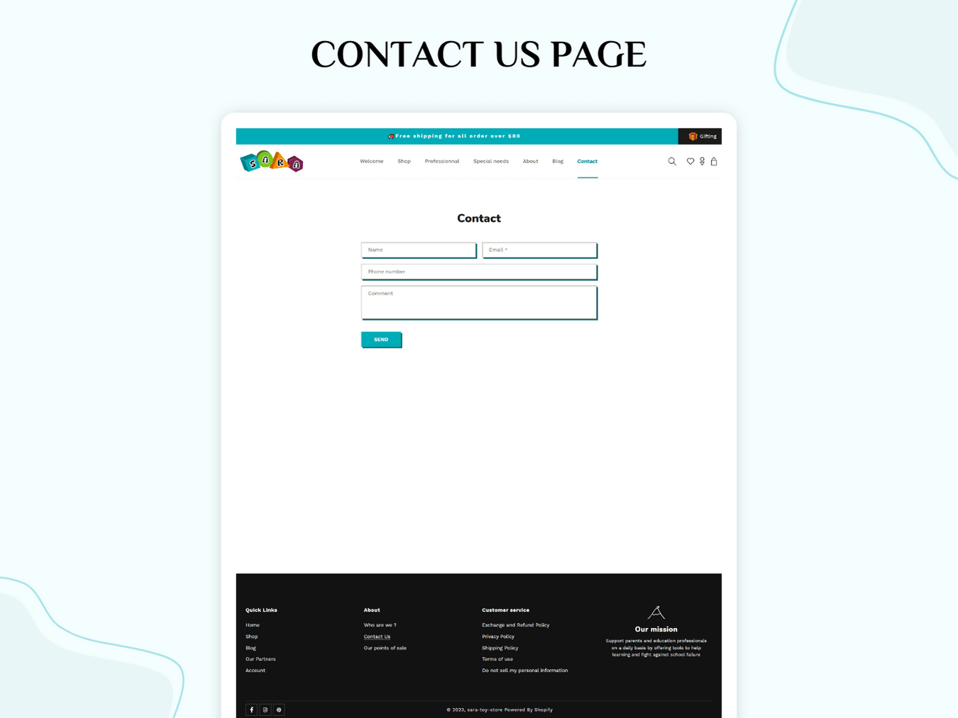 SARA Toys - Multipurpose Shopify kids themes For Toy Store | Shopify 2.0 Theme