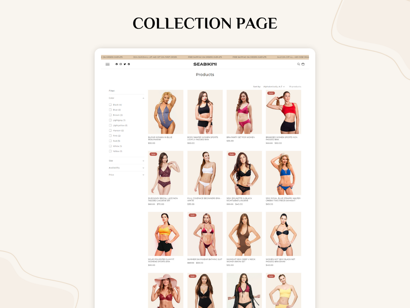 Seabikini - Shopify Bikini Themes | Shopify 2.0 Theme