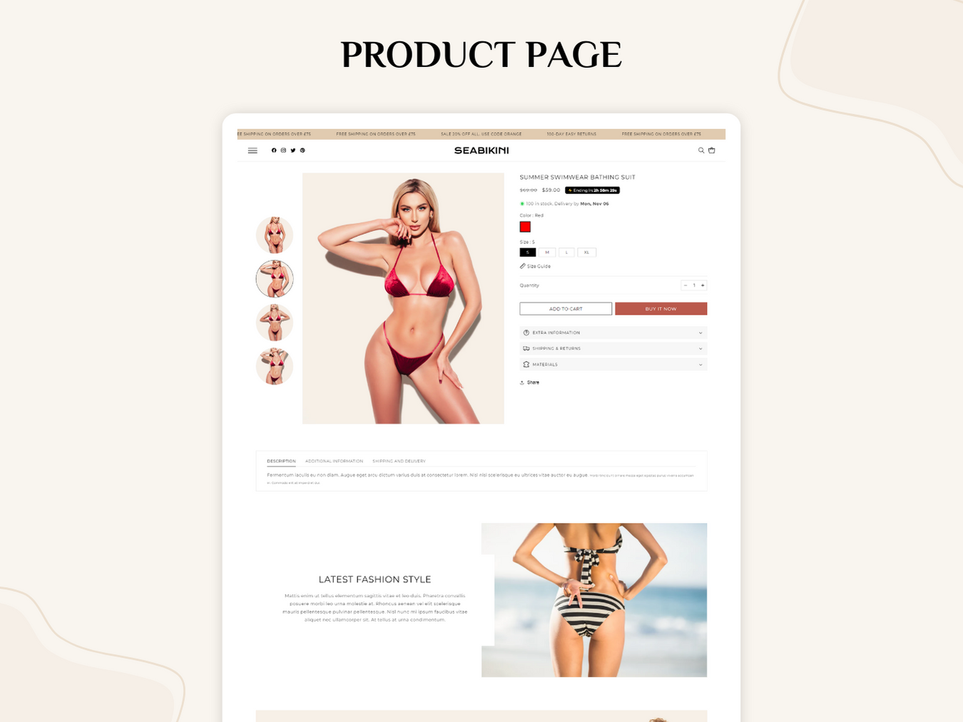 Seabikini - Shopify Bikini Themes | Shopify 2.0 Theme