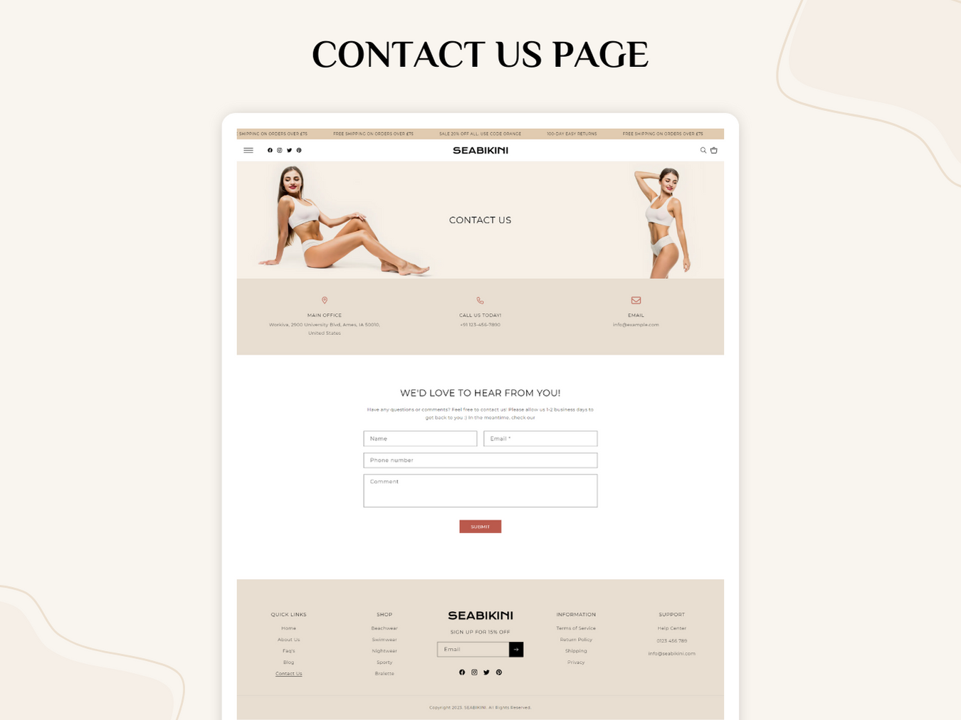 Seabikini - Shopify Bikini Themes | Shopify 2.0 Theme