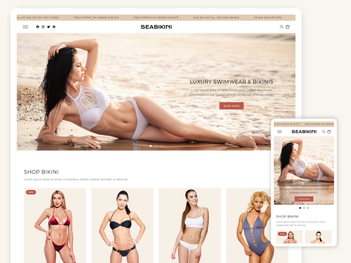 Seabikini - Shopify Bikini Themes | Shopify 2.0 Theme