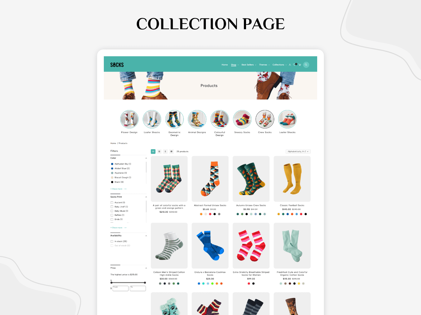 Socks And Fashion Shopify 2.0 Theme