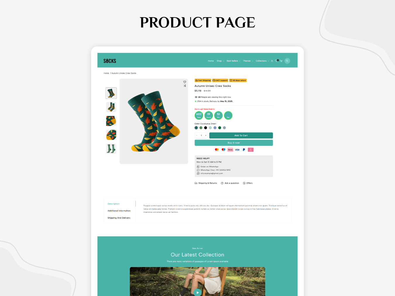 Socks And Fashion Shopify 2.0 Theme